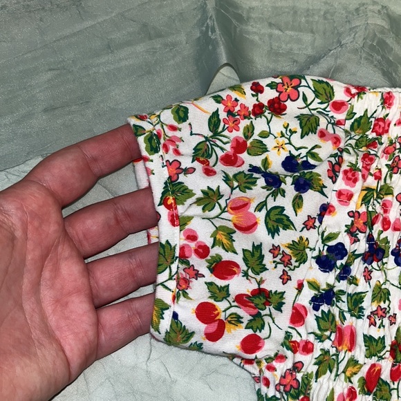 GAP Floral Jumpsuit - Red, Blue, Green - Picture 5 of 8